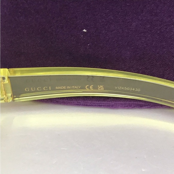 New Season Gucci Eyewear Mask-shaped frame sunglasses - Picture 14 of 14